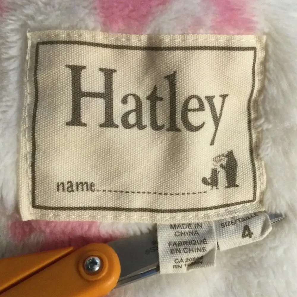 Hatley Fairytale Horse Zip-up Fleece Jacket Sweater Size 4
